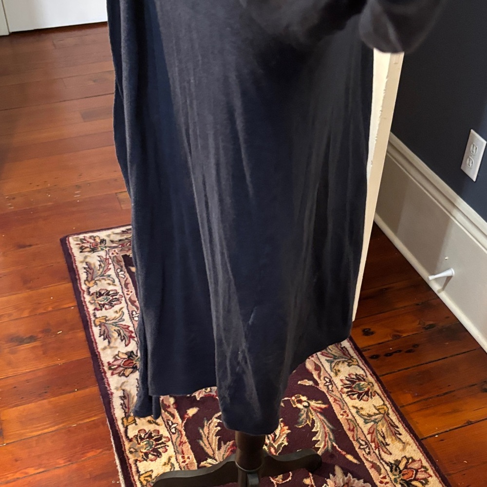 J. Jill Navy Open Drape Lightweight Cardigan - Picture 4 of 8